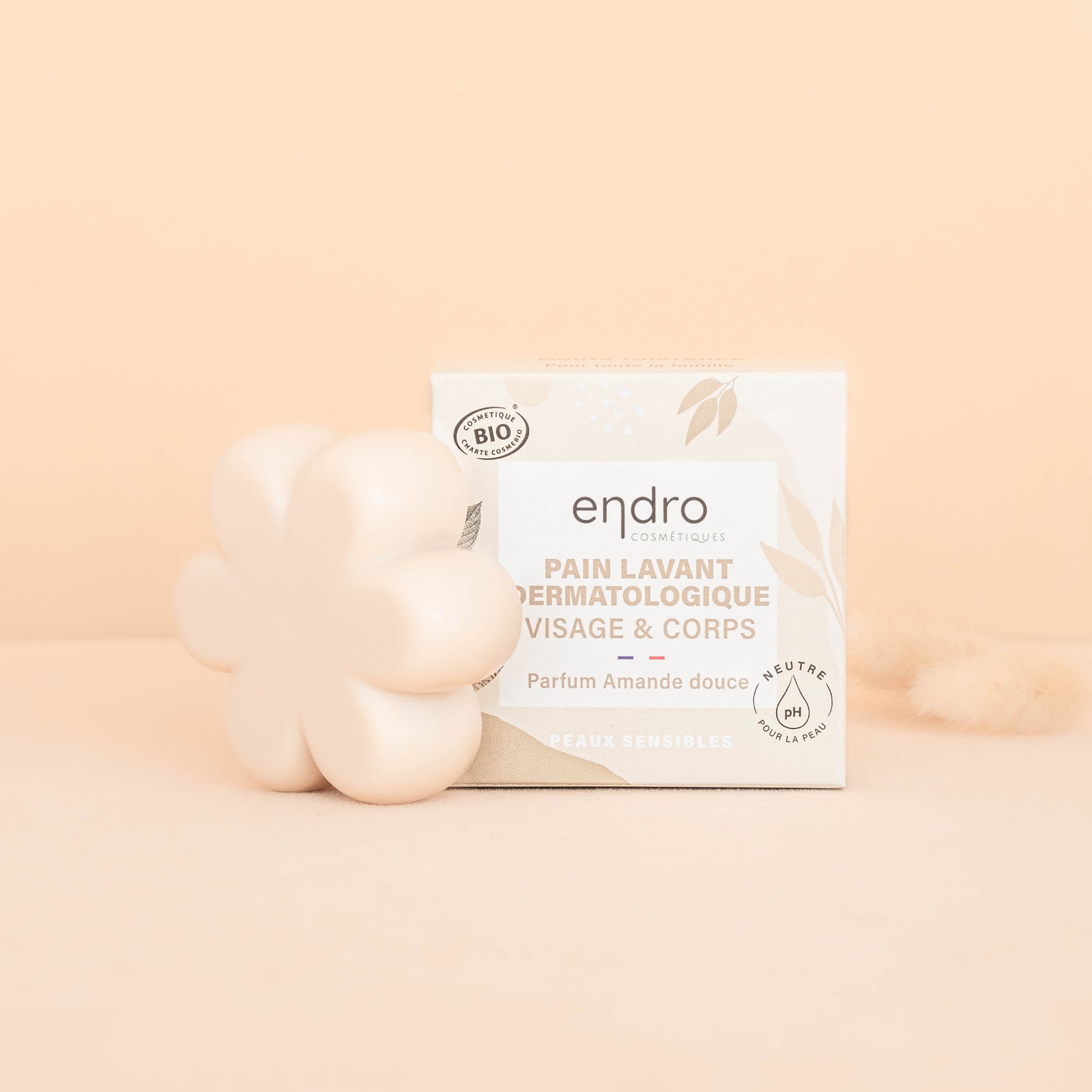 Dermatological cleansing bar - Sweet almond scent / Μπάρα δερματολογικού καθαρισμού - άρωμα γλυκού αμύγδαλου - 85ml