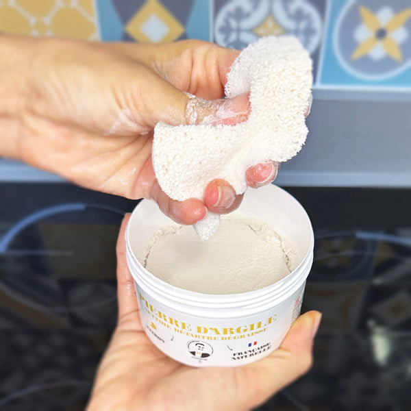 White Clay Cleaning Paste | 300g – Lemon / Λευκός Πηλός | 300g – Λεμόνι