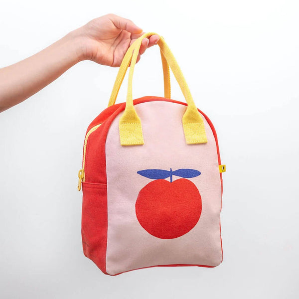 Fluf Eco Friendly Lunch Bag / Τσάντα Φαγητού με φερμουάρ | Apple