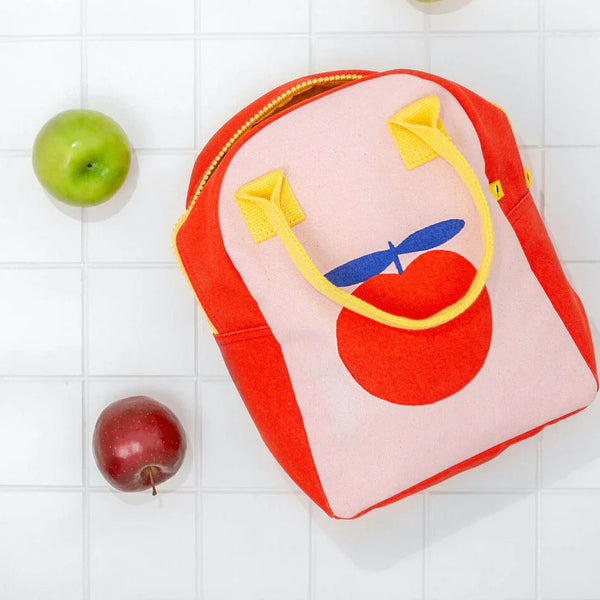 Fluf Eco Friendly Lunch Bag / Τσάντα Φαγητού με φερμουάρ | Apple