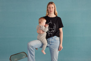 MOTHERHOOD - Breastfeeding/Nursing t-shirt / Μπλουζά θηλασμού