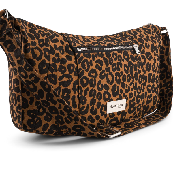 Charlot the Crossbody Bag / Χιαστί τσάντα Recycled Cotton - Leopard