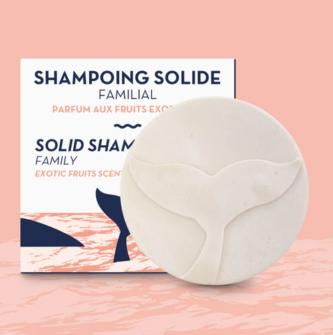 Family Solid Shampoo - Exotic Fruit Scent /  Στερεό Οικογενειακό Σαμπουάν - Άρωμα Εξωτικού Φρούτου