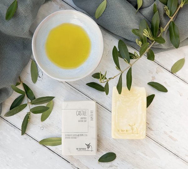 Natural Castille soap from 100% Olive oil / Φυσικό σαπούνι από 100% Ελαιόλαδο - 110 gr