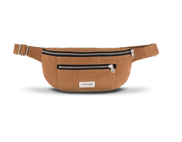 Orsel THE NEW WAIST BAG / Τζαντα Μπανανα - Recycled cotton - Tobacco