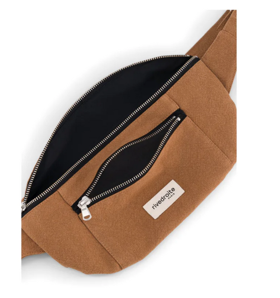 Orsel THE NEW WAIST BAG / Τζαντα Μπανανα - Recycled cotton - Tobacco