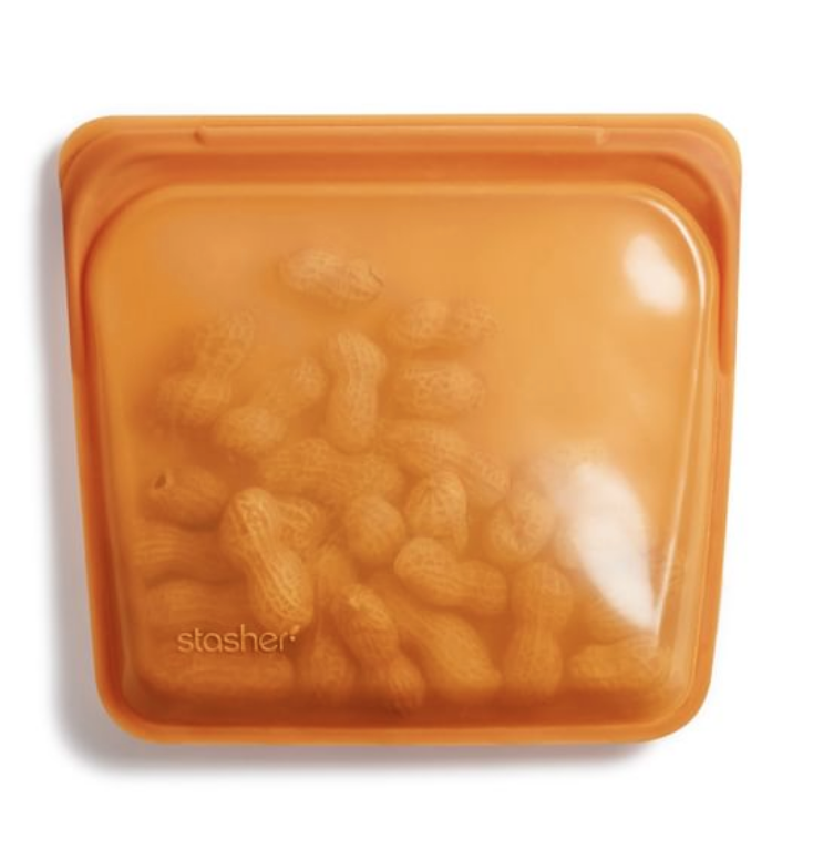 Reusable Stasher Bag in Silicone / Επαναχρησιμοποιήσιμη τσάντα Stasher σε σιλικόνη - Honey
