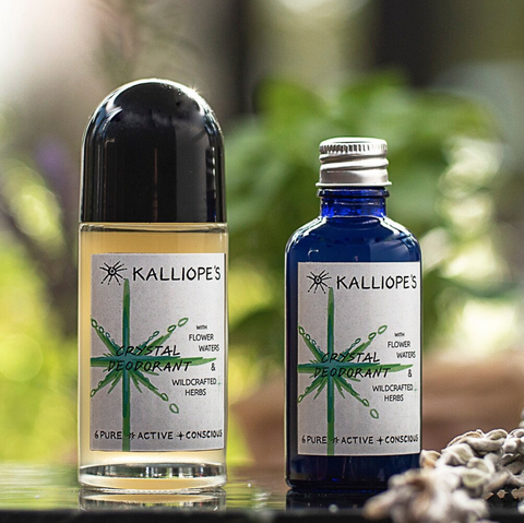 Natural Gel Deodorant Roll-On (refillable) / Φυσικό Αποσμητικό Gel Roll-On - Kalliope's