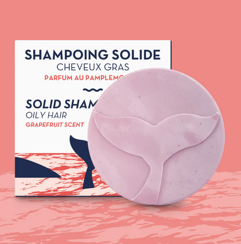 Solid Shampoo for Oily Hair - Grapefruit scent /  Στερεό Σαμπουάν για λιπαρά μαλλιά - άρωμα γκρέιπφρουτ