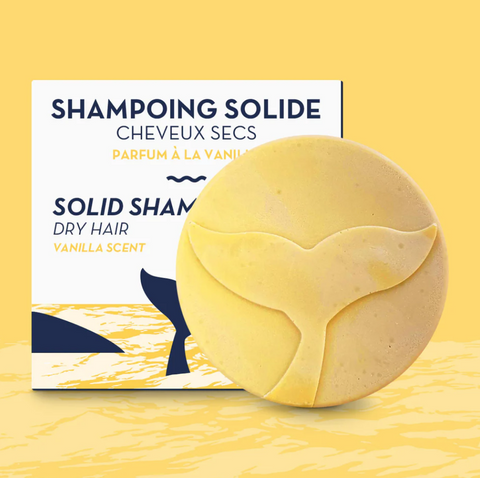 Solid Shampoo for Dry Hair - Vanilla scent /  Στερεό Σαμπουάν για ξηρά μαλλιά - άρωμα βανίλιας