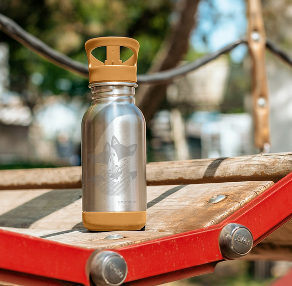 LOOPY, the stainless steel bottle for intrepid kids - Dinosaurs / ΤΟ ΑΝΟΞΕΙΔΩΤΟ ΜΠΟΥΚΑΛΙ ΓΙΑ ΑΔΟΜΗΤΑ ΠΑΙΔΙΑ - δεινόσαυροι- 400ML