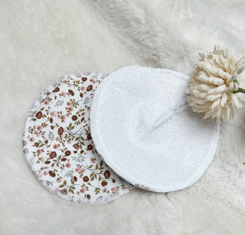 Set of 2 washable & waterproof breastfeeding pad - Σετ 2 πλενόμενα ΕΠΙΘΕΜΑΤΑ ΣΤΗΘΟΥΣ με αδιάβροχη προστασία