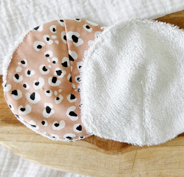 Set of 2 washable & waterproof breastfeeding pad - Σετ 2 πλενόμενα ΕΠΙΘΕΜΑΤΑ ΣΤΗΘΟΥΣ με αδιάβροχη προστασία