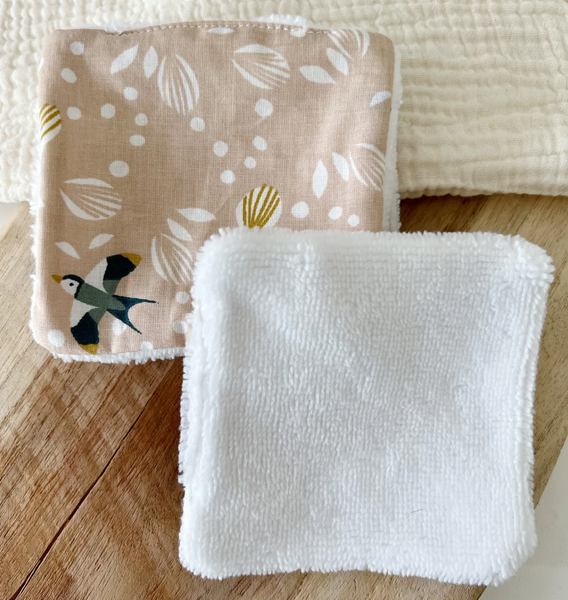 Washable makeup remover pad in bamboo sponge - Δίσκος ντεμακιγιάζ σε σφουγγάρι μπαμπού (one side)