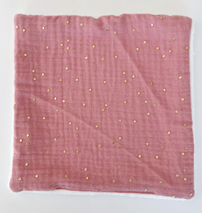 Washable mini face towel in bamboo sponge - Μίνι πετσέτα προσώπου σε σφουγγάρι μπαμπού (one side)