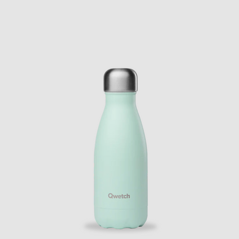 Originals Green pastel Insulated Water Bottle - 250 ml - Qwetch