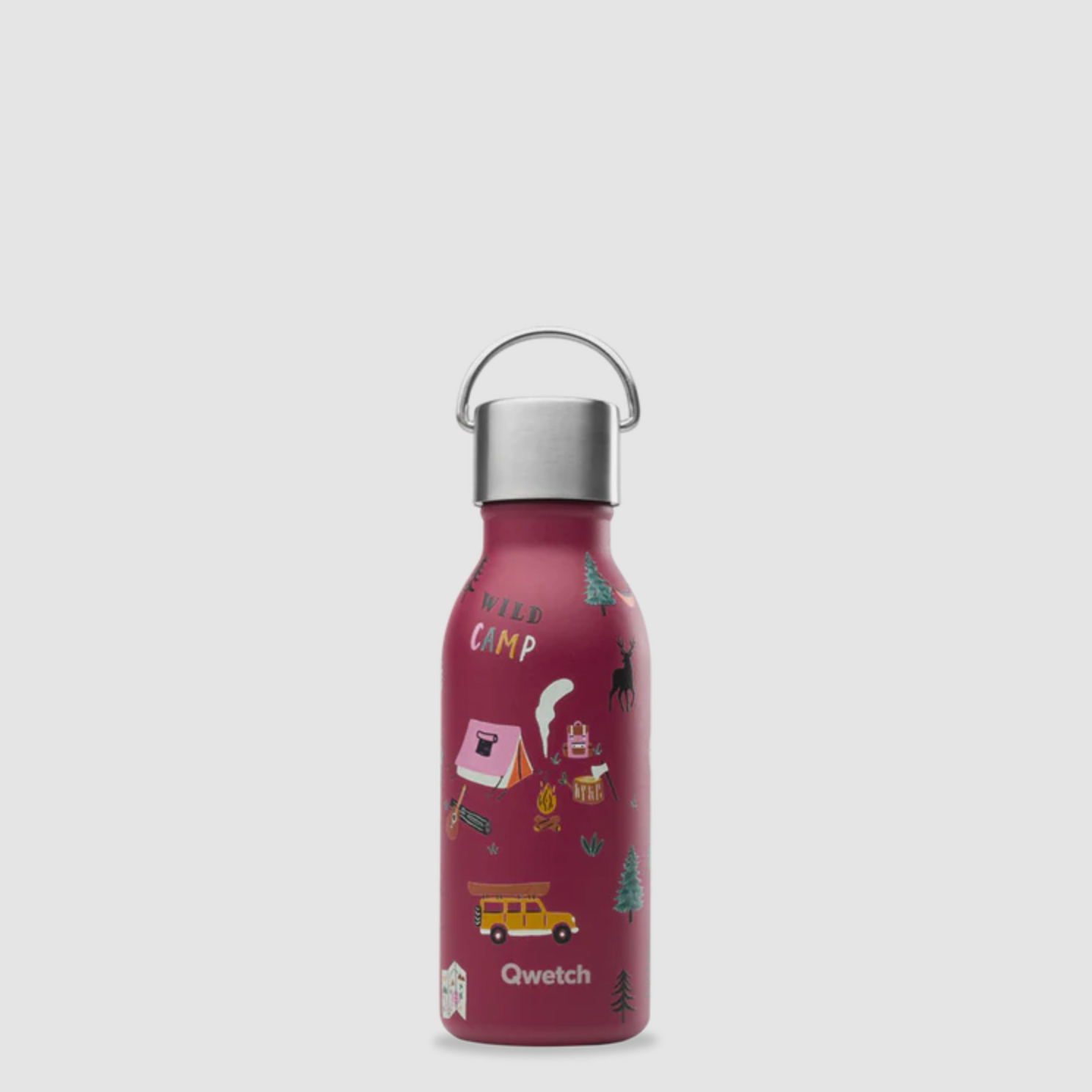 Kids Yosemite Red Insulated Water Bottle - 350 ml - Qwetch