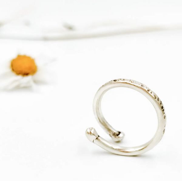 Snail ring / Silver