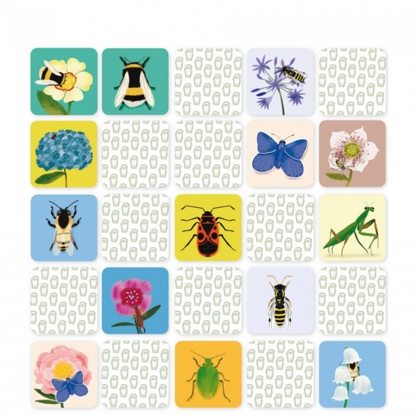 INSECTS AND FLOWERS MEMORY GAME / ΕΝΤΟΜΑ ΚΑΙ ΛΟΥΛΟΥΔΙΑ ΠΑΙΧΝΙΔΙ ΜΝΗΜΗΣ