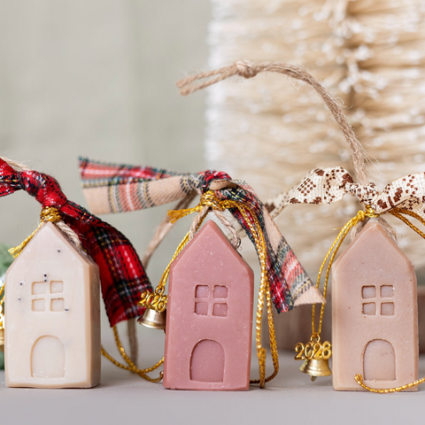 Christmas Charm from Soap "Home 2026" / Χριστουγεννιάτικο Γούρι από Σαπούνι "Σπίτι 2026"