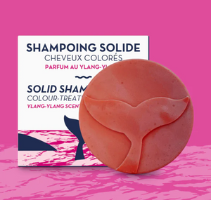 Solid Shampoo for colored hair - Ylang-ylang scent / Στερεό Σαμπουάν για βαμμένα μαλλιά - άρωμα ιλάνγκ ιλάνγκ