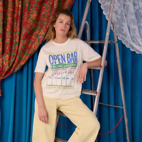 "Open Bar" Nursing T-Shirt / Μπλούζα θηλασμού