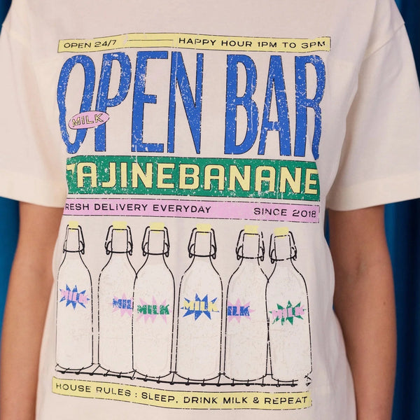 "Open Bar" Nursing T-Shirt / Μπλούζα θηλασμού