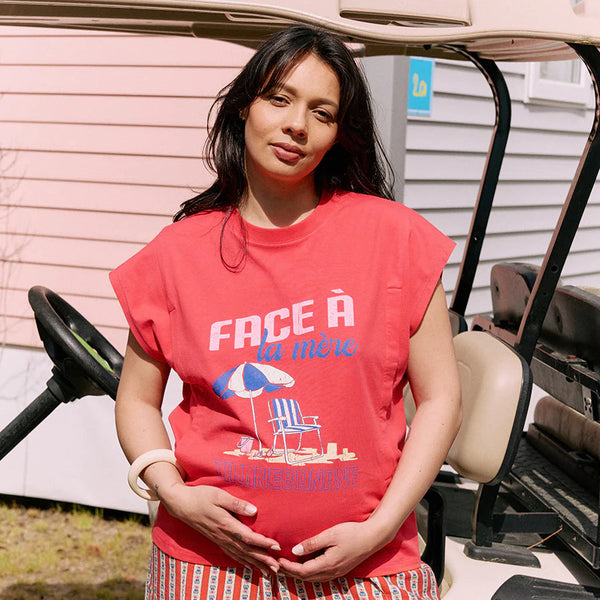 Breastfeeding T-shirt - 'Facing the Mother' / Μπλούζα θηλασμού