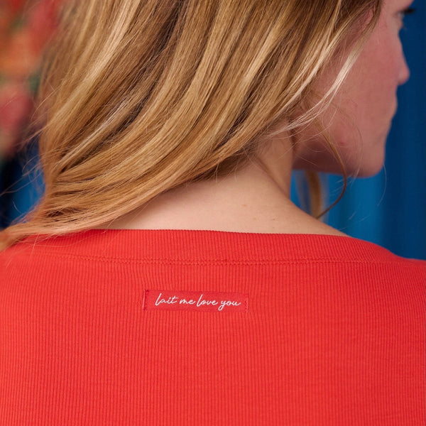 Cherry & Milk Nursing Top / Μπλούζα θηλασμού Cherry & Milk
