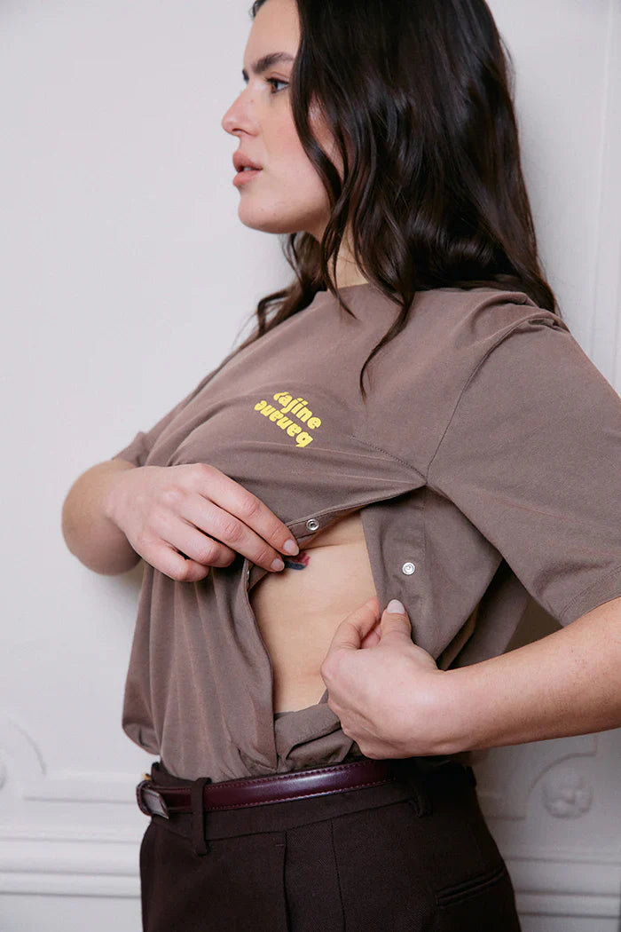 La P'allaite vintage T-shirt - Breastfeeding/Nursing t-shirt / Μπλουζά θηλασμού