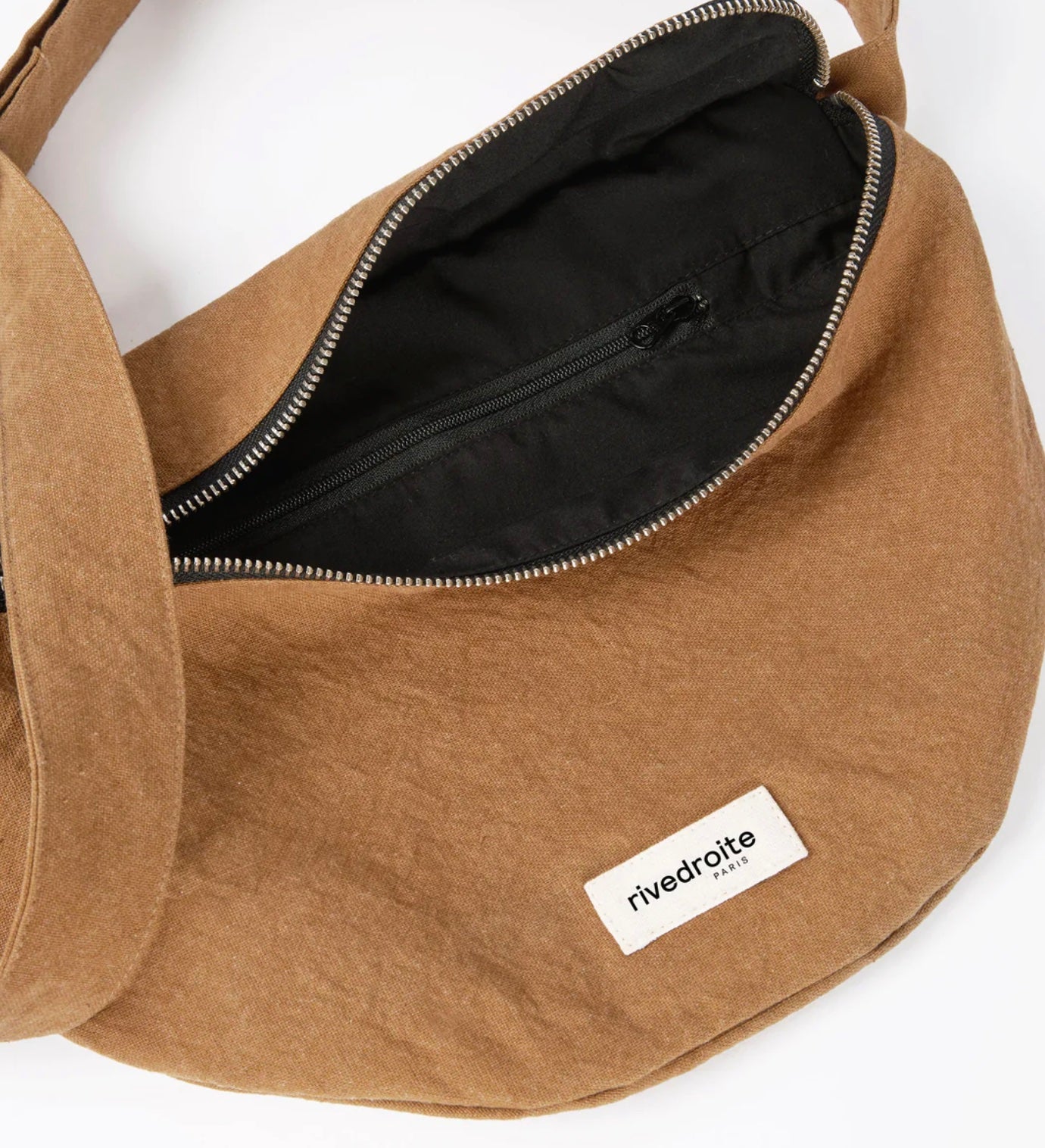 Custine XL THE WAIST BAG / Τσάντα Μπανάνα - Recycled cotton Tobacco