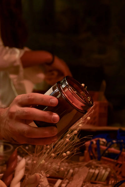 Hand-poured soy candle / Χειροποίητο κερί σόγιας - 240g - 45-50 hours