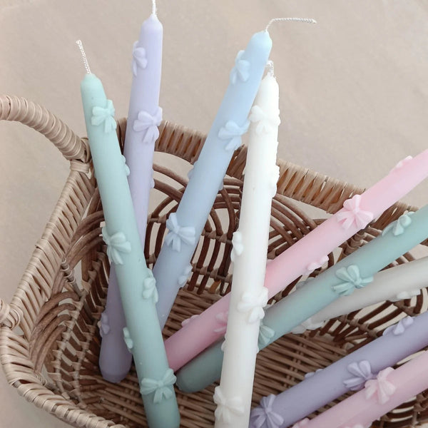 Bow Easter Candle / Πασχαλινή λαμπάδα με φιόγκο
