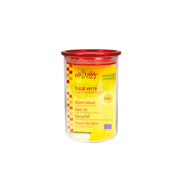Glass Jars with Plastic Lids / Γυάλινο βάζο αποθήκευσης με πλαστικό καπάκι
