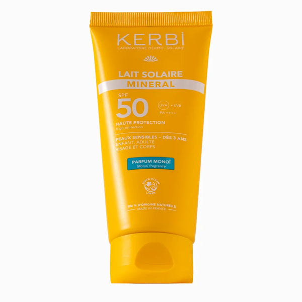 Organic Mineral Sunscreen with Monoï Perfume - Face & Body / Βιολογικό αντηλιακό με άρωμα  - SPF50