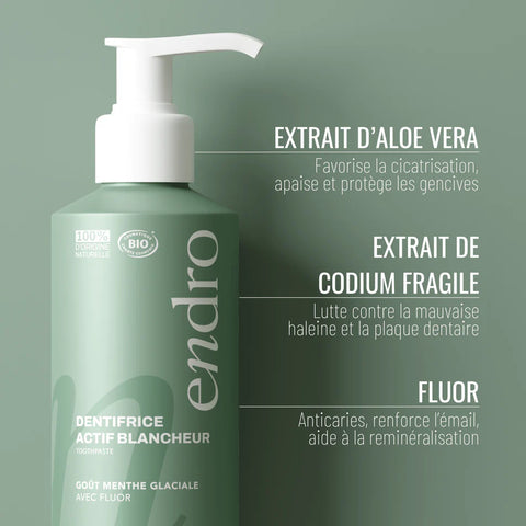 Bio Toothpaste With Fluoride - Βιολογική Λευκαντική Οδοντόκρεμα με Φθόριο - ICE MINT