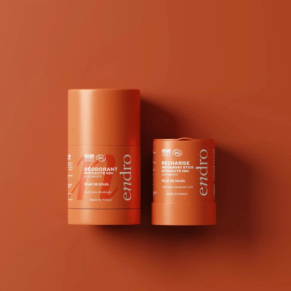 Refillable stick deodorant - Sun Glow Scent / Επαναγεμιζόμενο αποσμητικό σε στικ - Άρωμα Sun Glow