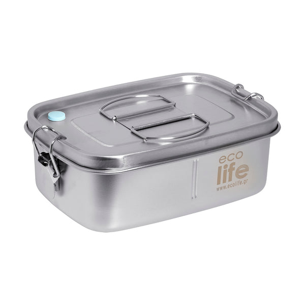 Stainless Steel Food Container 1lt Single Wall  / Ανοξείδωτο Φαγητοδοχείο 1lt Μονού Τοιχώματος