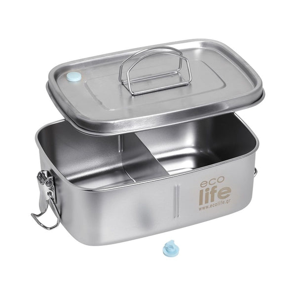 Stainless Steel Food Container 1lt Single Wall  / Ανοξείδωτο Φαγητοδοχείο 1lt Μονού Τοιχώματος