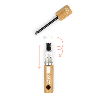 Zao Organic Eyebrow Fixing Gel - Refillable / Zao Βιολογικό Τζελ Στερέωσης Φρυδιών- Επαναγεμιζόμενη