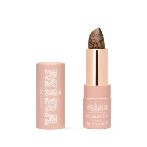 Exfoliating Lip Balm with coffee beans - Απολεπιστικό balm χειλιών με κόκκους καφέ