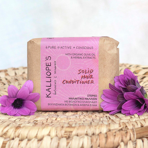Organic Solid Hair Conditioner Bar / Βιολογική Στερεά Μαλακτική Μαλλιών σε Μπάρα