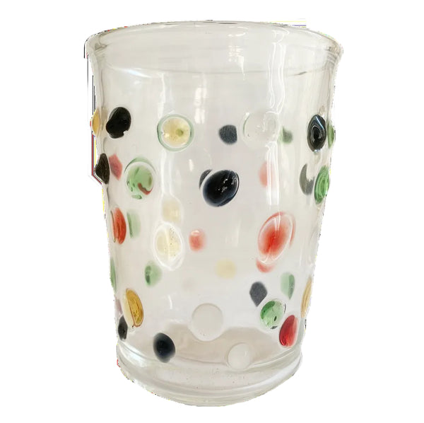 Little Dots Glass / Ποτήρι με Πουά Σχέδιο