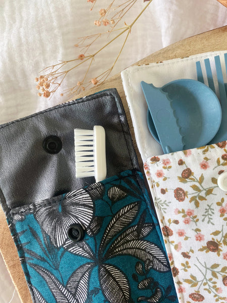 Waterproof case for toothbrush and toothpaste / cutlery pouch / Αδιάβροχη θήκη για οδοντόβουρτσα και οδοντόκρεμα / θήκη για μαχαιροπίρουνα