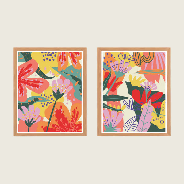 Paint by Numbers Kit - Red Walk | Duo 24x30cm / Κιτ ζωγραφικής με αριθμούς - Κόκκινο Μονοπάτι | Duo 24x30cm