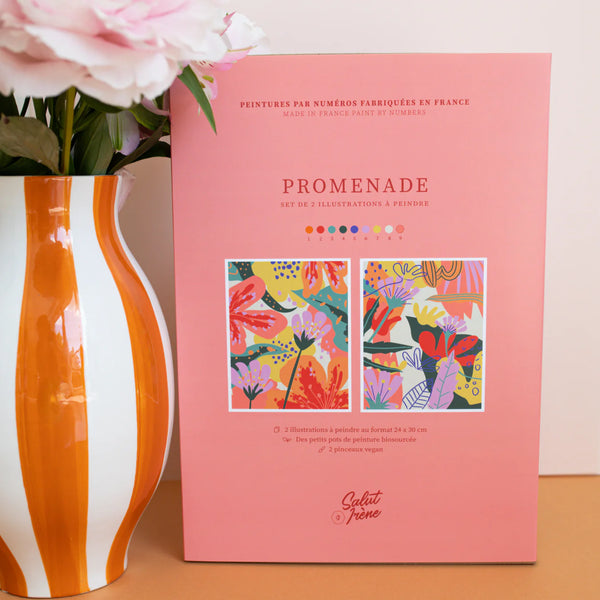 Paint by Numbers Kit - Red Walk | Duo 24x30cm / Κιτ ζωγραφικής με αριθμούς - Κόκκινο Μονοπάτι | Duo 24x30cm