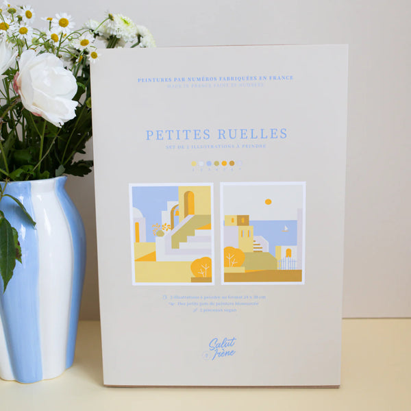 Paint by Numbers Kit - Little Alleyways | Duo 24x30cm / Κιτ ζωγραφικής με αριθμούς - Μικρά σοκάκια | Duo 24x30cm