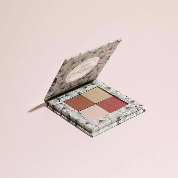 4-shade organic eyeshadow palette - Nude Rose / Παλέτα Σκιών Ματιών 4 Αποχρώσεων από Οργανικές Σκιές - Nude Rose