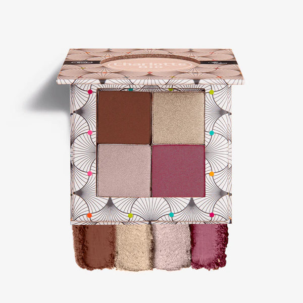4-shade organic eyeshadow palette - Nude Rose / Παλέτα Σκιών Ματιών 4 Αποχρώσεων από Οργανικές Σκιές - Nude Rose