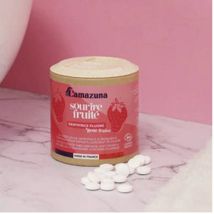 Bio Toothpaste Tabs For Kids- Strawberry / Βιολογική παιδική οδοντόκρεμα σε ταμπλέτες - Φράουλα